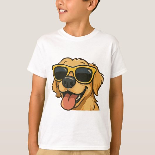 Grappig Cool Dog Kinderen T-shirt (Voorkant)