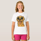 Grappig Cool Dog Kinderen T-shirt (Voorkant volledig)