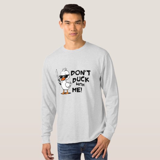 Grappig Cool Duck T-shirt ontwerp (Voorkant volledig)