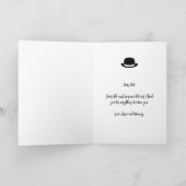 Grappig Cool Papa Leuke Vaderdag Custom Foto Feestdagen Kaart (Binnen)