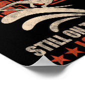 Grappig Cool Surfer Dude Surfboard 40 jaar oud Sur Poster (Hoek)