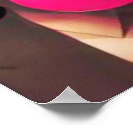 Grappig Cool Trump Bubble Gum Pink Poster (Hoek)