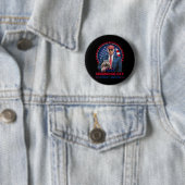 Grappig Cool Trump Groundhog Maak Groundhog Day Ge Ronde Button 5,7 Cm (In situ)