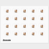 Grappig Corgi Hondenliefhebber Gift Love Corgi Hal Hart Sticker (Vel)