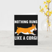 Grappig Corgi-ontwerp voor mannen vrouwen kinderen Kaart (Gele Bloem)