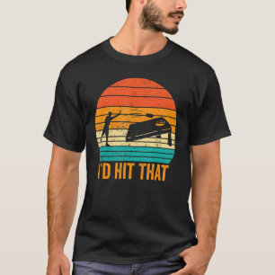 Grappig corn hole maïs gat retro ik zou raken dat t-shirt