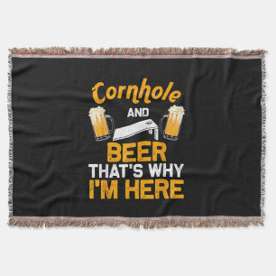 Grappig Cornhole Cadeau Voor Mannen Cornhole Spele Deken