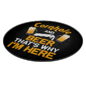 Grappig Cornhole Cadeau Voor Mannen Cornhole Spele Snijplank (Hoek)