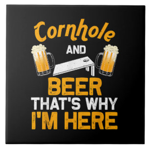 Grappig Cornhole Cadeau Voor Mannen Cornhole Spele Tegeltje