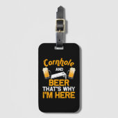 Grappig Cornhole Geschenk Voor Mannen Cornhole Spe Bagagelabel (Voorkant (verticaal))