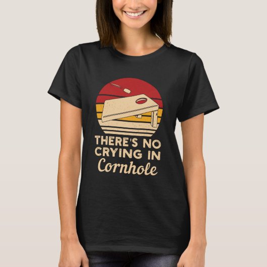 Grappig cornhole T-shirt voor dames (Voorkant)