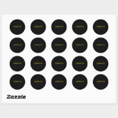 Grappig Cornhole Team Cornstar Ronde Sticker (Vel)