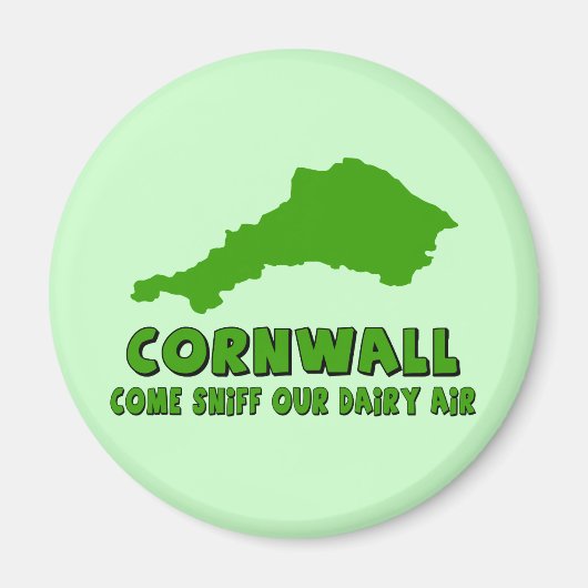 Grappig Cornwall Magneet (Voorkant)