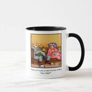 Grappig Couch Potato Couple Humor Mok Gift