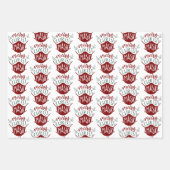 Grappig COVID-19 MERRY ChristMASK gezichtsmasker Inpakpapier Vel (Voorkant)