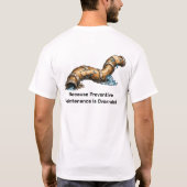 Grappig Covington Waterleiding T-shirt (Achterkant)