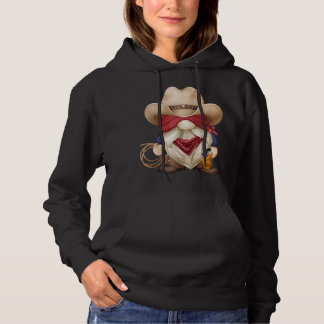 Grappig Cowboy kostuum Schattige Rodeo Rider Gnome Hoodie