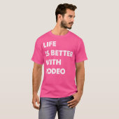 Grappig Cowboyleven Is Beter Met De Cowboy T-shirt (Voorkant volledig)