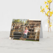 Grappig Cowgirl Vrouw GI Doctor - Western Kaart (Gele Bloem)