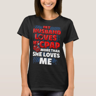 Grappig CPAP-Gezegde. Gehuwde vrouwen CPAP T-shirt