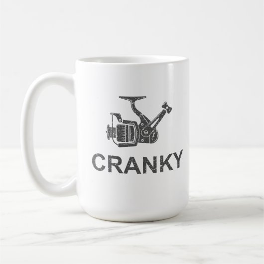 Grappig Cranky Gevist Reel Pun Mok Humor Vissers (Links)