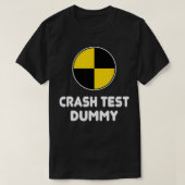 Grappig Crash Test Dummy Halloween Kostuum T-shirt (Design voorkant)
