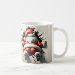 Grappig Crashing Sinterklaas Design Koffiemok
