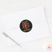 Grappig Crawfish Kostuum Kinder Peuter Boys Mannen Ronde Sticker (Envelop)