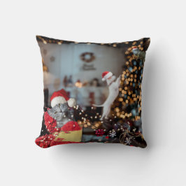 Grappig "Crazy Animal House" kerst Kussen