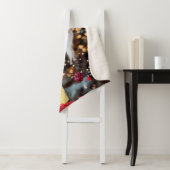 Grappig "Crazy Animal House" kerst Sherpa Deken (In situ)