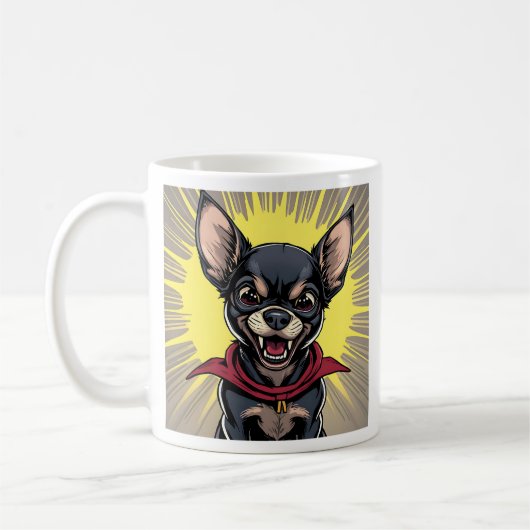 Grappig Crazy Chihuahua Quote Koffiemok (Links)