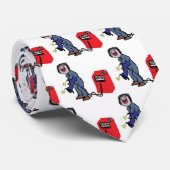 Grappig Crazy Welder Stropdas (Opgerold)