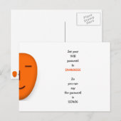 Grappig Creatief Wifi Wachtwoord Idee Citaat Grap  Briefkaart (Voorkant / Achterkant)