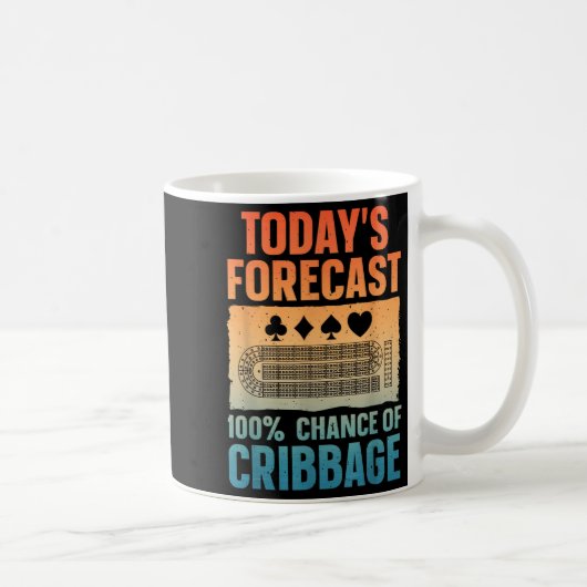 Grappig Cribbage Design voor Mannen Vrouwen Kinder Koffiemok (Rechts)