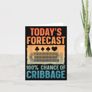 Grappig Cribbage-ontwerp voor mannen vrouwen kinde Kaart