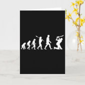 Grappig Cricket Evolution T-shirt voor cricketspel Kaart (Gele Bloem)