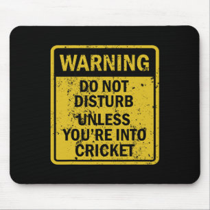 Grappig Cricket Sport Thema Verjaardagsfeestje Cri Muismat
