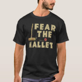 Grappig Croquet vreest de Mallet Graphic T-shirt (Voorkant)