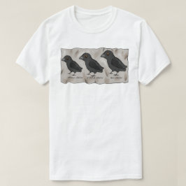 Grappig Crow grafisch T-shirt