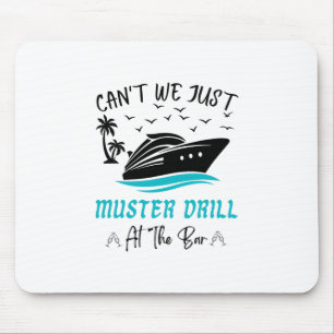 Grappig Cruise Muster Drill Drinken Design Muismat