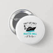 Grappig cruise muster drill drinkontwerp ronde button 5,7 cm (Voorkant /achterkant)