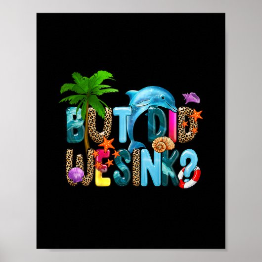 Grappig Cruise Shirt. Maar Hebben Wij Boot Eigenar Poster (Voorkant)