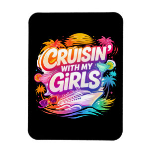 Grappig Cruisen met Mijn Meisjes Cruising Beste Vr Magneet
