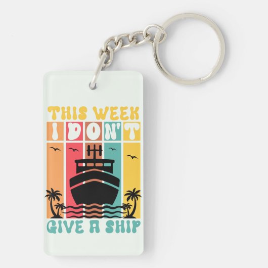 Grappig cruisen sleutelhanger (achterkant)