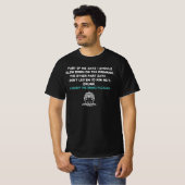 Grappig cruiseschip drankt drankjes pakket t-shirt (Voorkant volledig)
