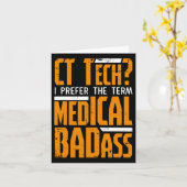 Grappig CT Tech Radiologie CT CAT Scan - Medisch S Kaart (Gele Bloem)