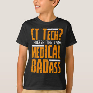 Grappig CT Tech Radiologie CT CAT Scan - Medisch S T-shirt