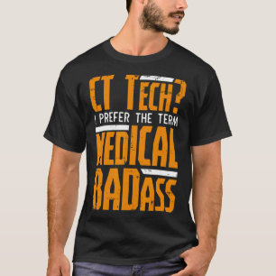 Grappig CT Tech Radiologie CT CAT Scan - Medisch S T-shirt