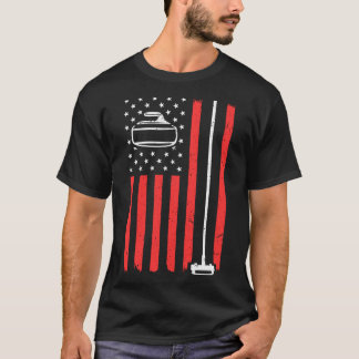 Grappig curling cadeau voor mannen vrouwen curling t-shirt