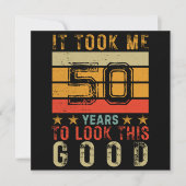 Grappig  custom 50e nummer verjaardag voor mannen (Voorkant)